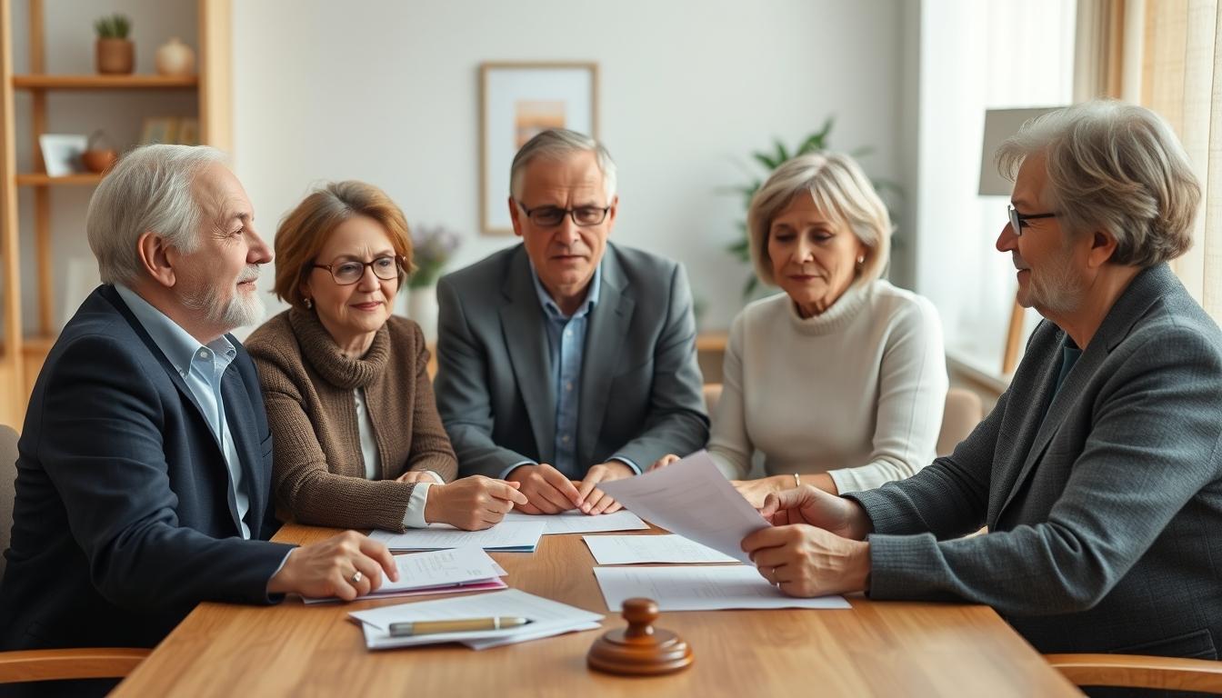 Family legal discussion support